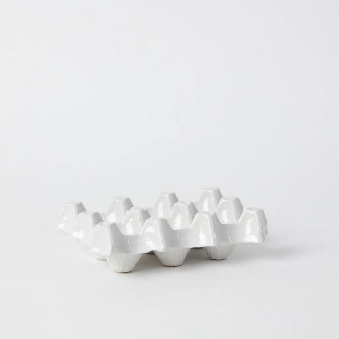 Greige Nea Egg Tray - White - Olsson & Jensen Sweden