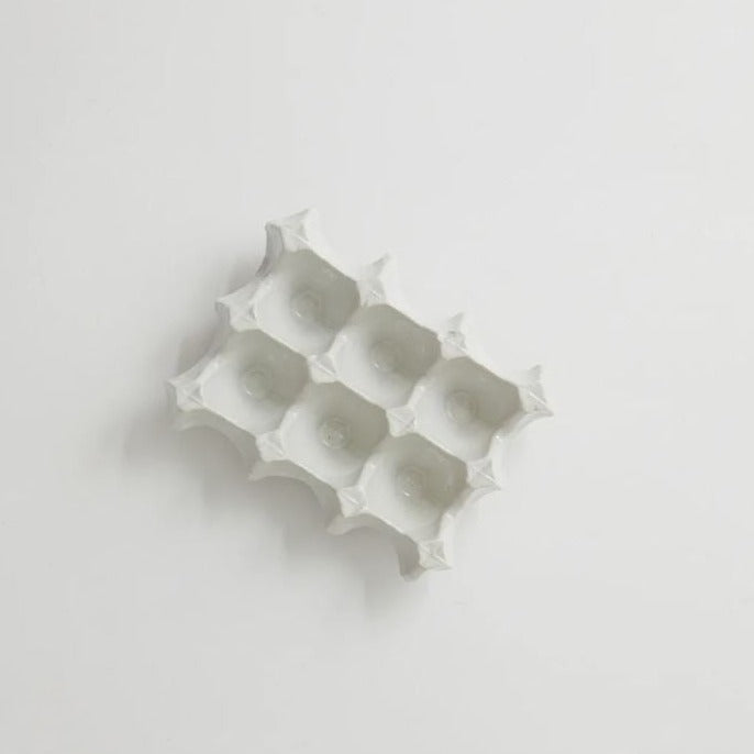 Greige Nea Egg Tray - White - Olsson & Jensen Sweden