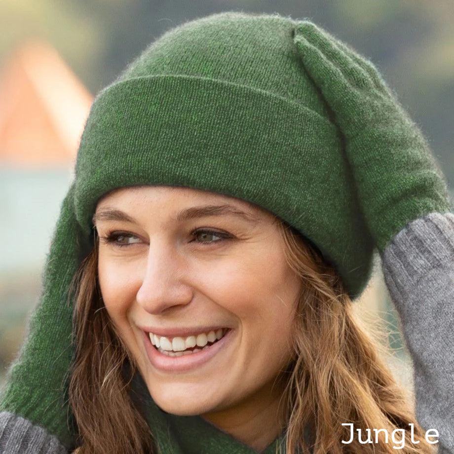 Greige Noble Wilde Possum Merino Gloves - Large