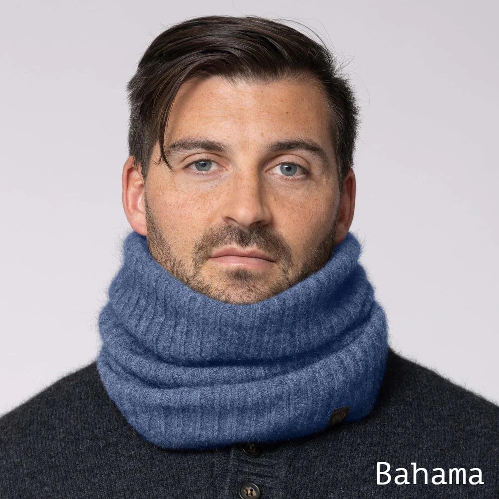 Greige Noble Wilde Possum Merino Rib Neck Warmer
