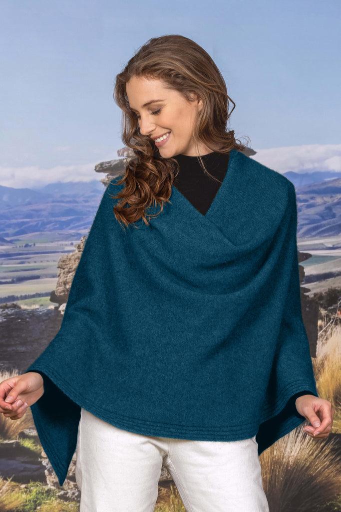 Greige Noble Wilde Wrap Up Cape Poncho