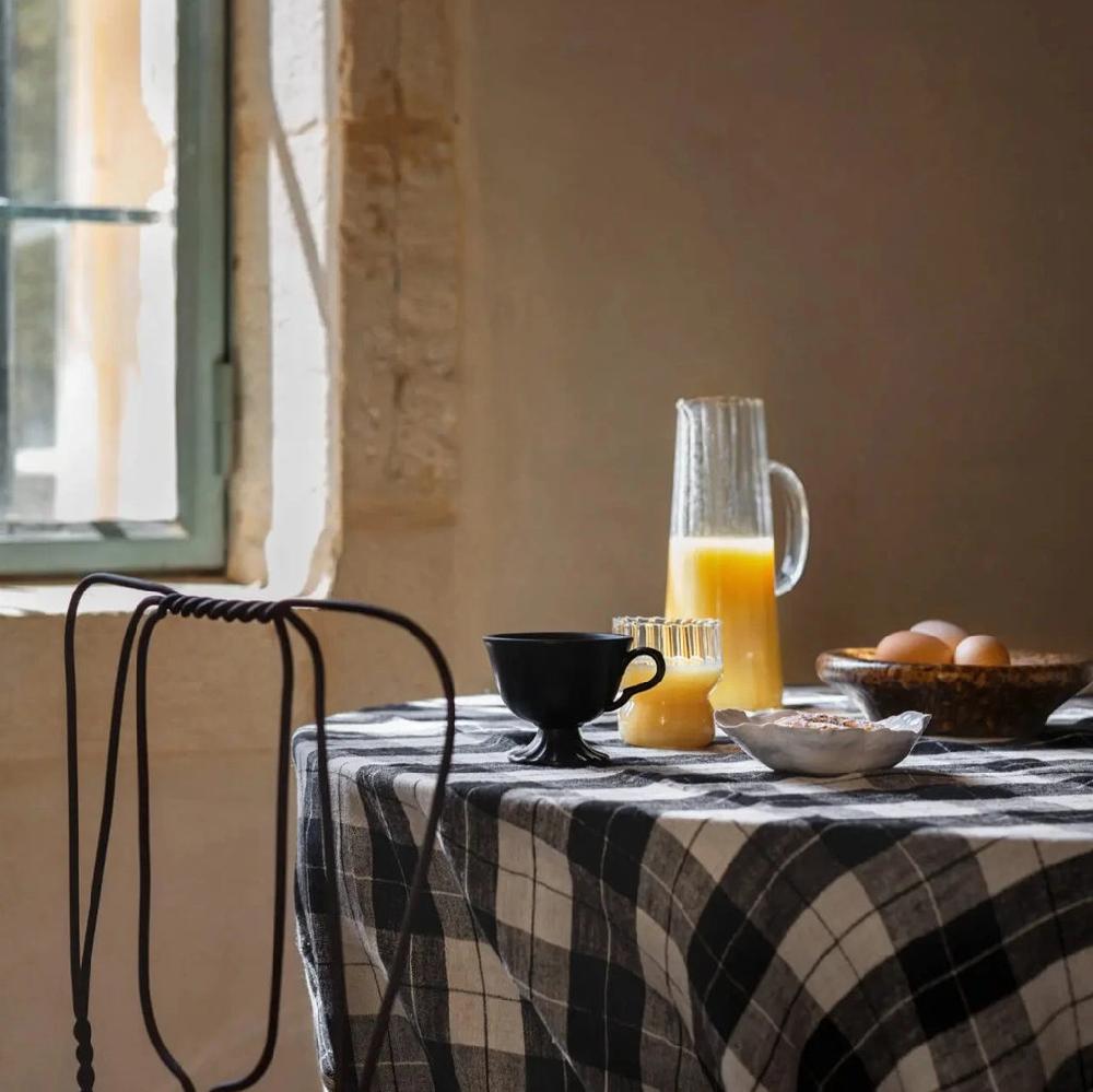 Greige Octavia Glass Jug - Olsson & Jensen Sweden