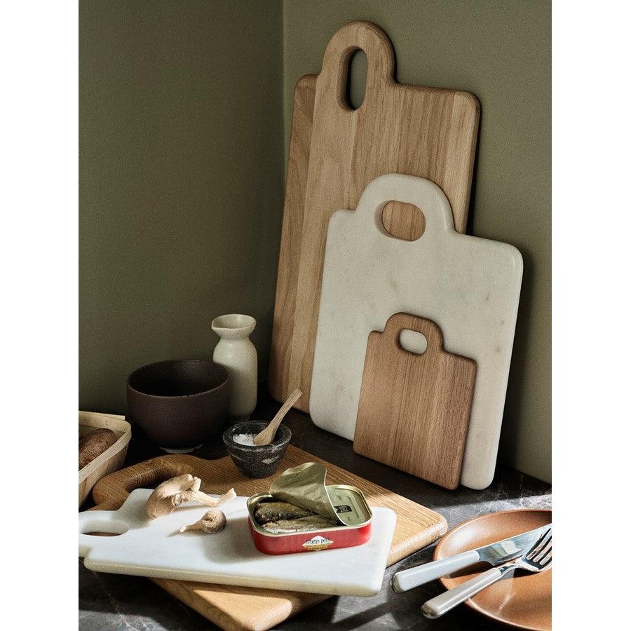 Greige Oiled Oak Chopping Board - Two Size Options
