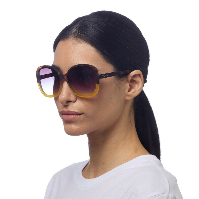 greige Okkia Sunglasses - Anna - Havana/Yellow