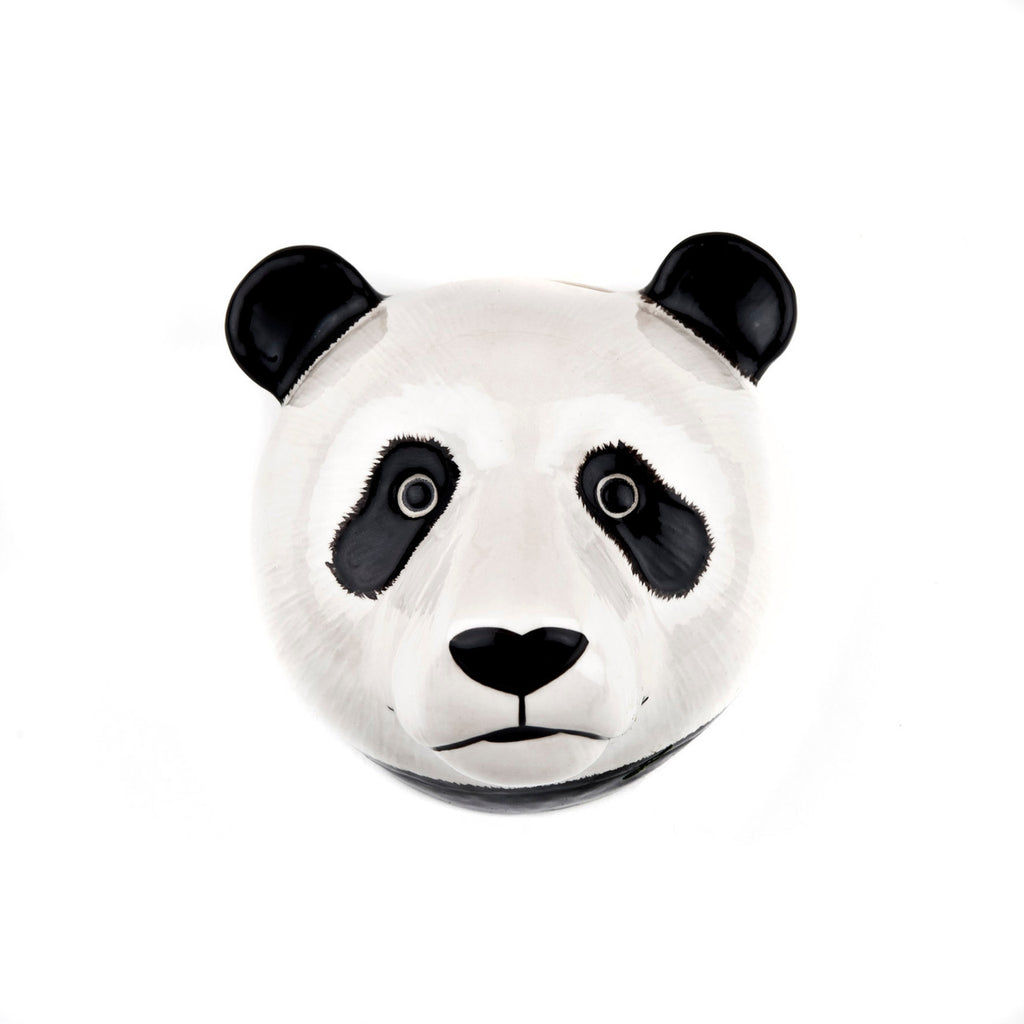 Greige Panda Wall Vase - Small - By Quail Ceramics