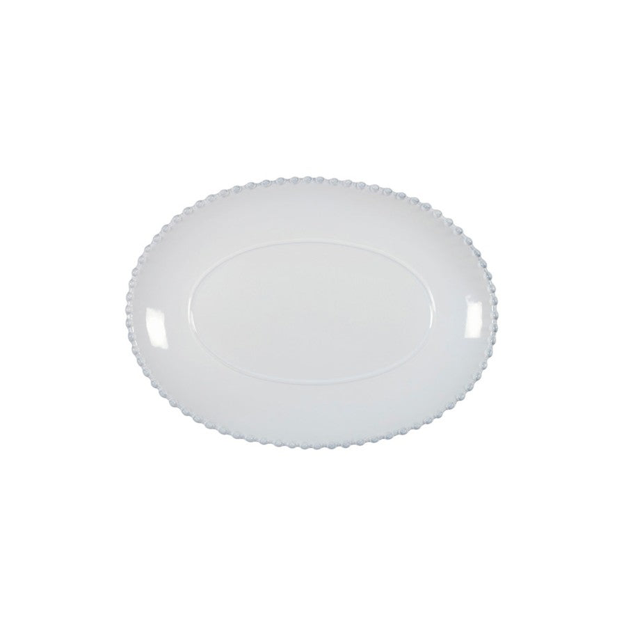 greige Pearl Oval Platter Medium - 34cm - Costa Nova