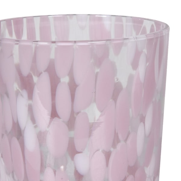 Greige Pink Confetti Carafe And Tumbler Set