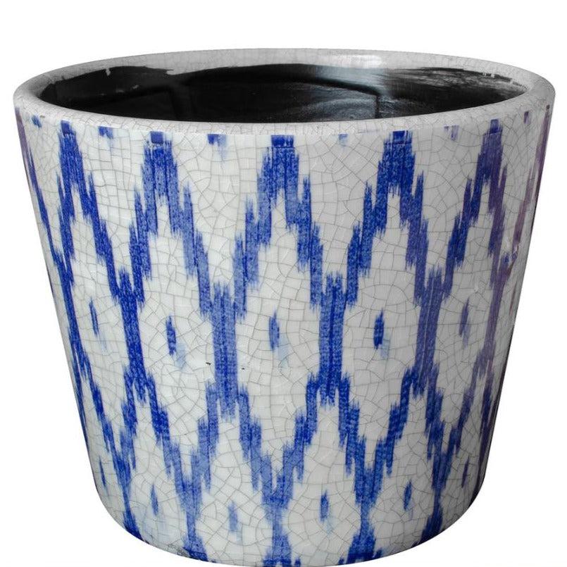 Greige Plant Pot Arta Indigo - Large