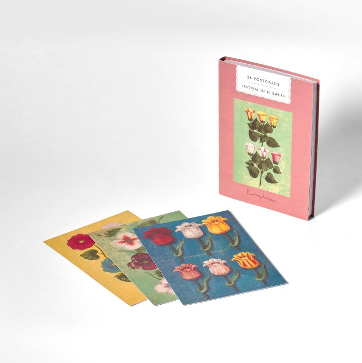 Greige Postcard Book - Festival Of Flowers