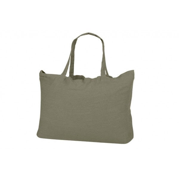 Greige Pure Linen Tote Or Shopper Bag