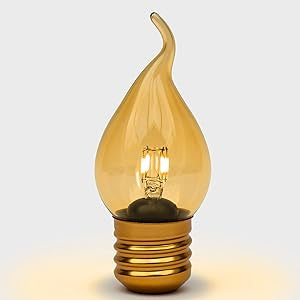 Greige Rechargeable Candle Lightbulb