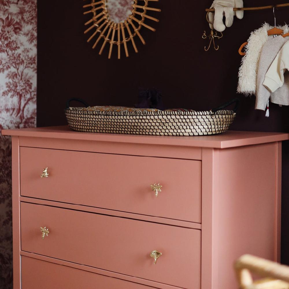 Greige Recycled Brass Ginkgo Leaf Knob