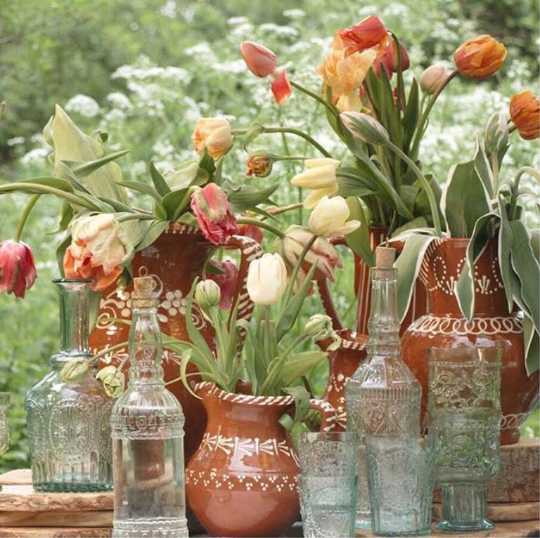 Greige Recycled Glass Bottle - Three Styles