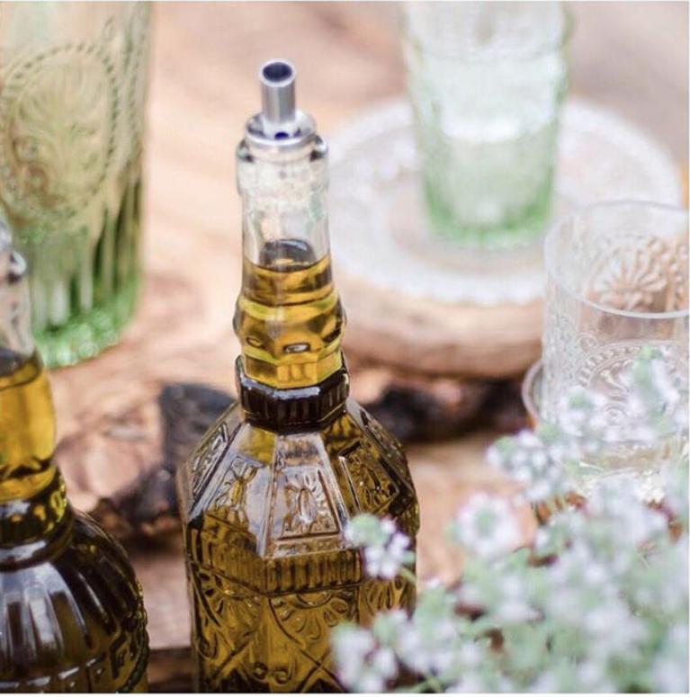 Greige Recycled Glass Bottle - Three Styles