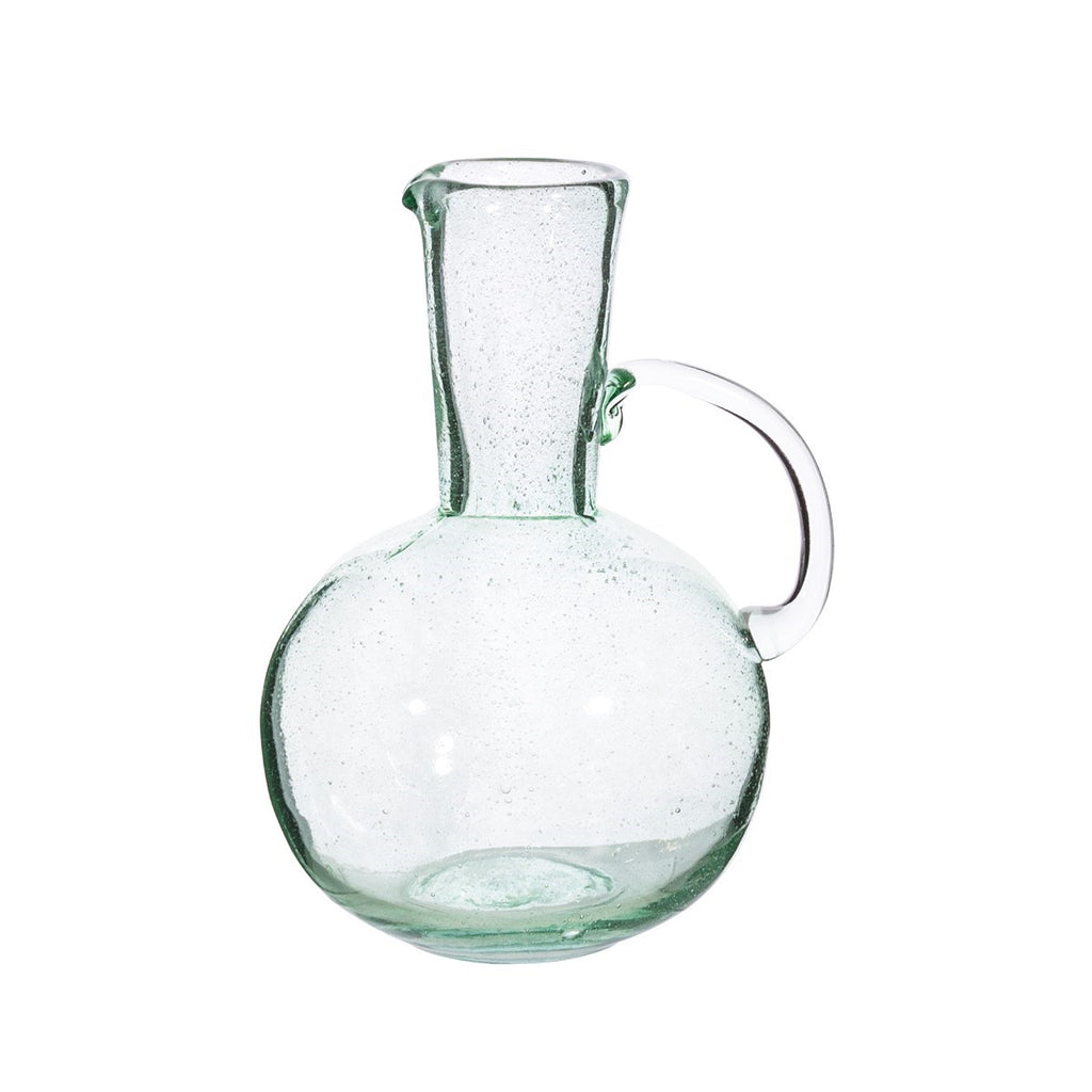 Greige Recycled Glass Jug