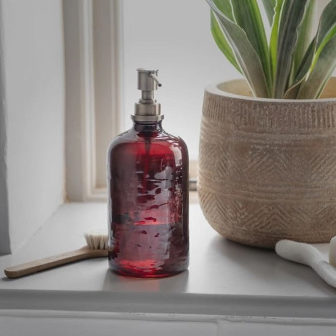 Greige Recycled Glass Refill Bottle - Amber - 1 Litre