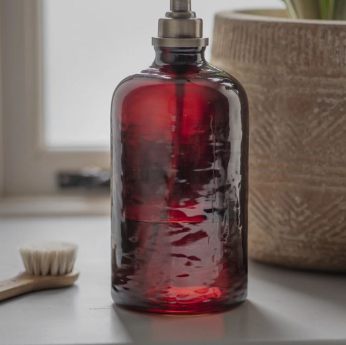Greige Recycled Glass Refill Bottle - Amber - 1 Litre