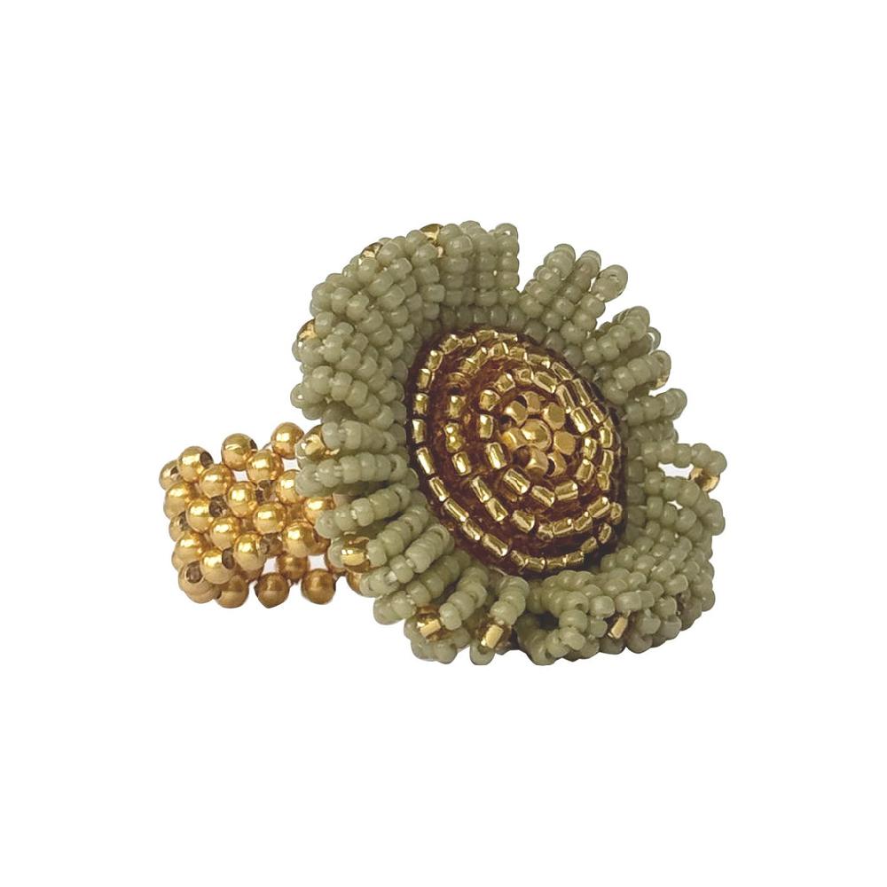 Greige Ring Sunflower - Various Colours - Ibu Jewels