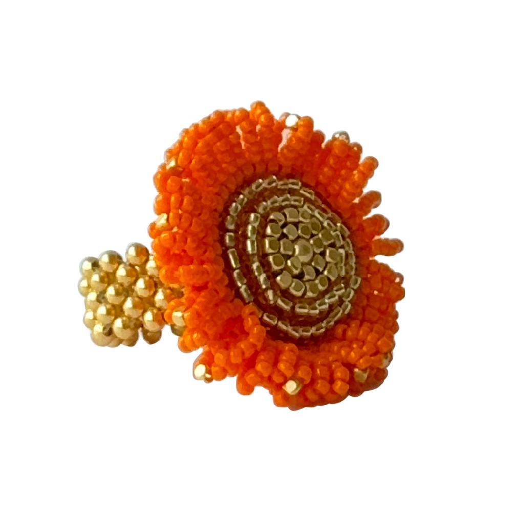 greige Ring Sunflower - Various Colours - Ibu Jewels