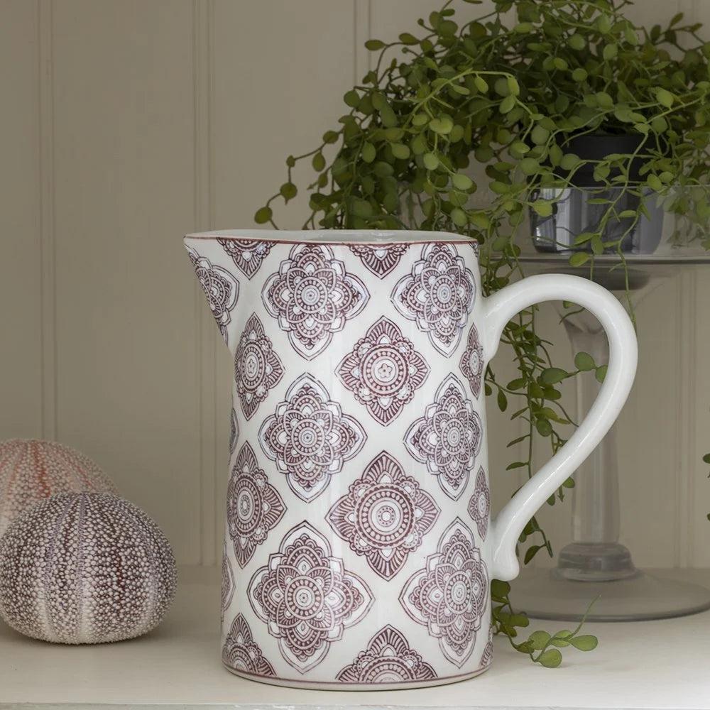 Greige Rose Mira Ceramic Jug