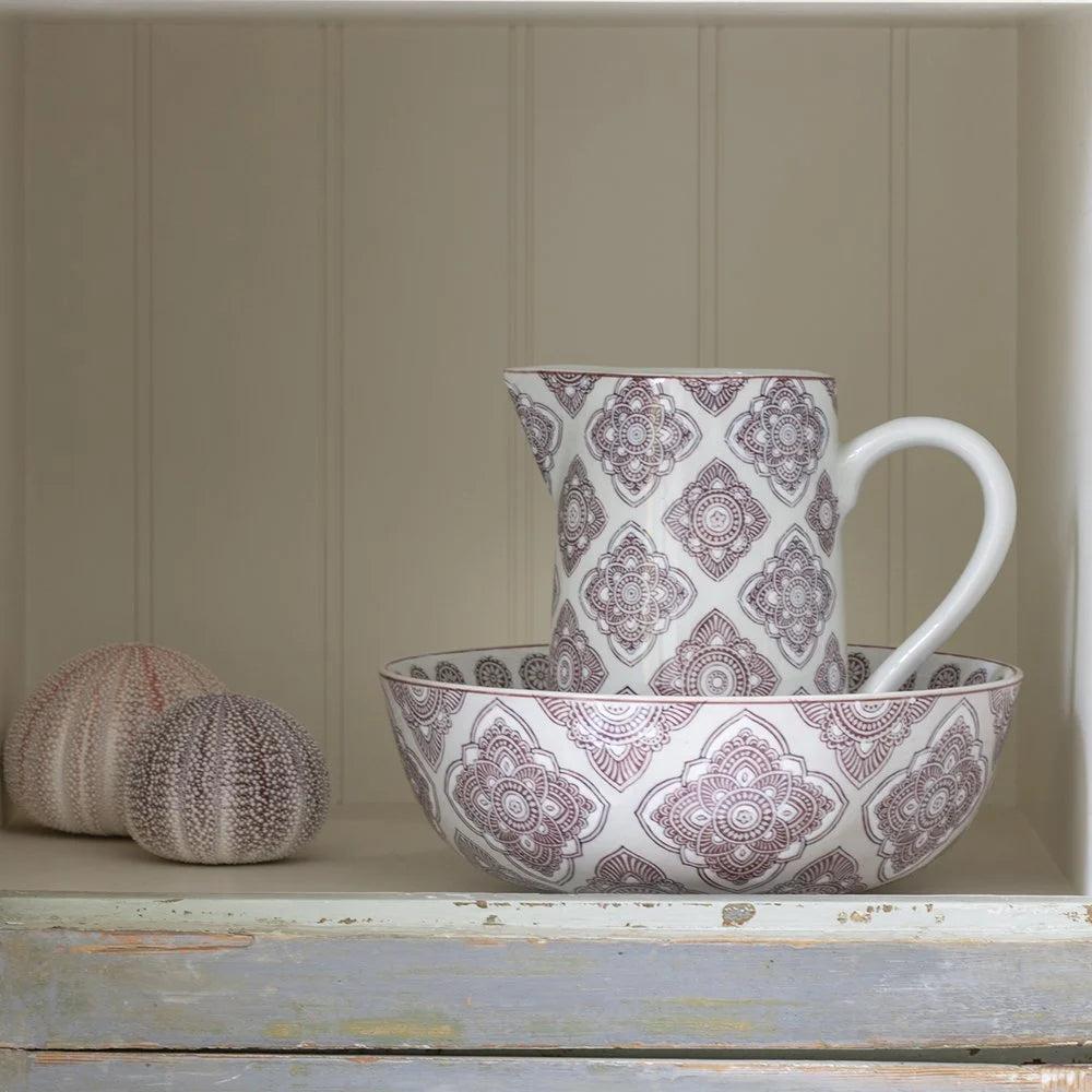 Greige Rose Mira Ceramic Jug