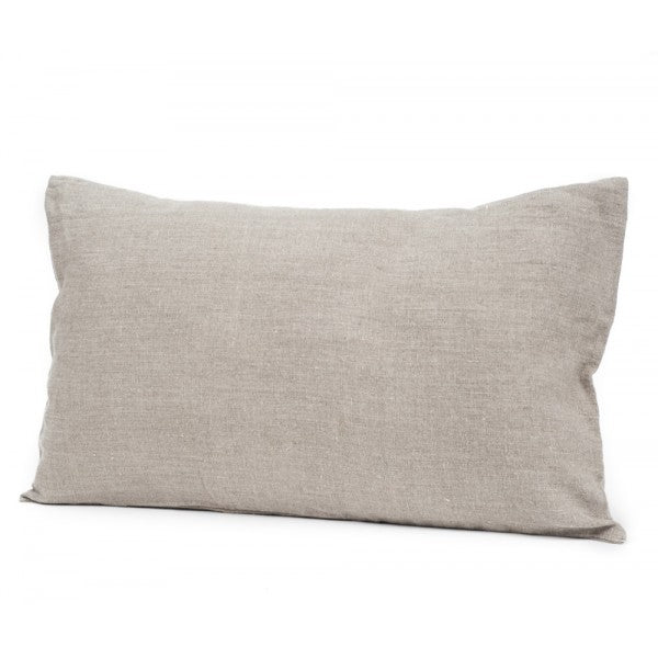 Greige Rustic Linen Cushion Covers