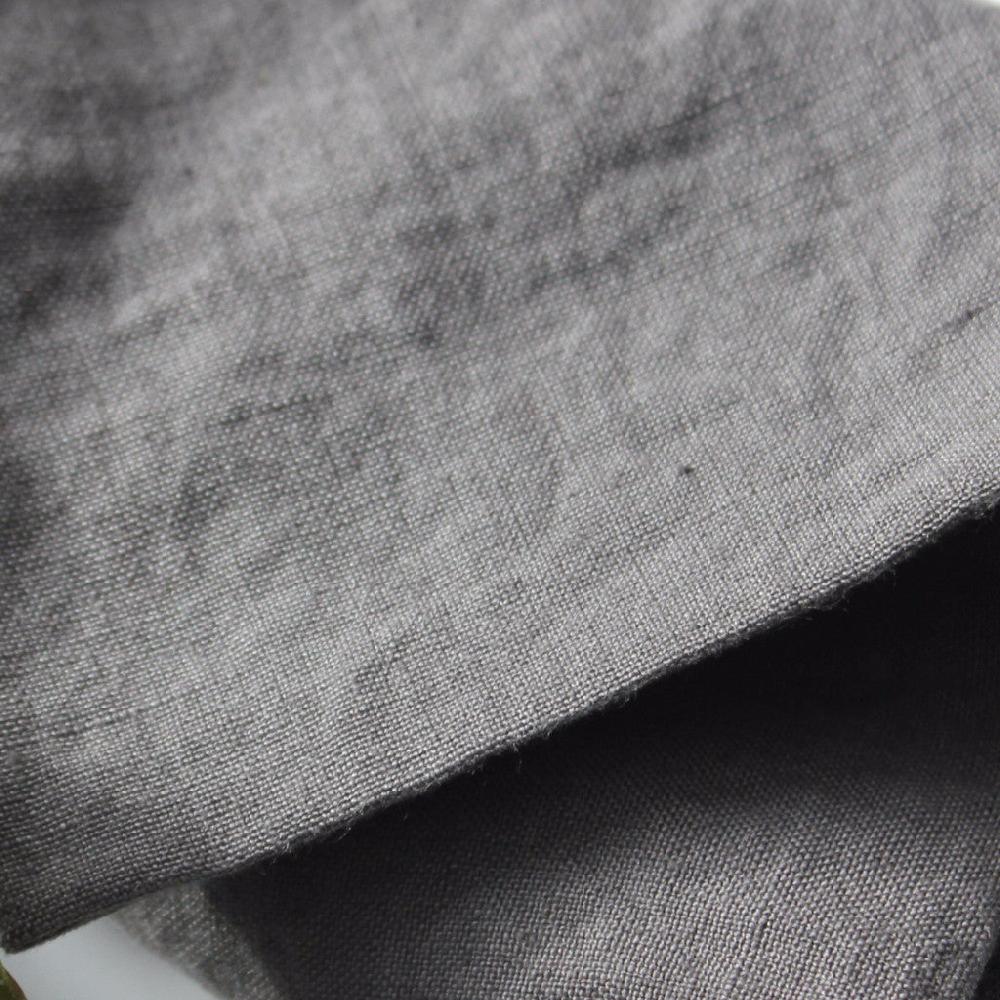 greige Rustic Linen Cushion Covers