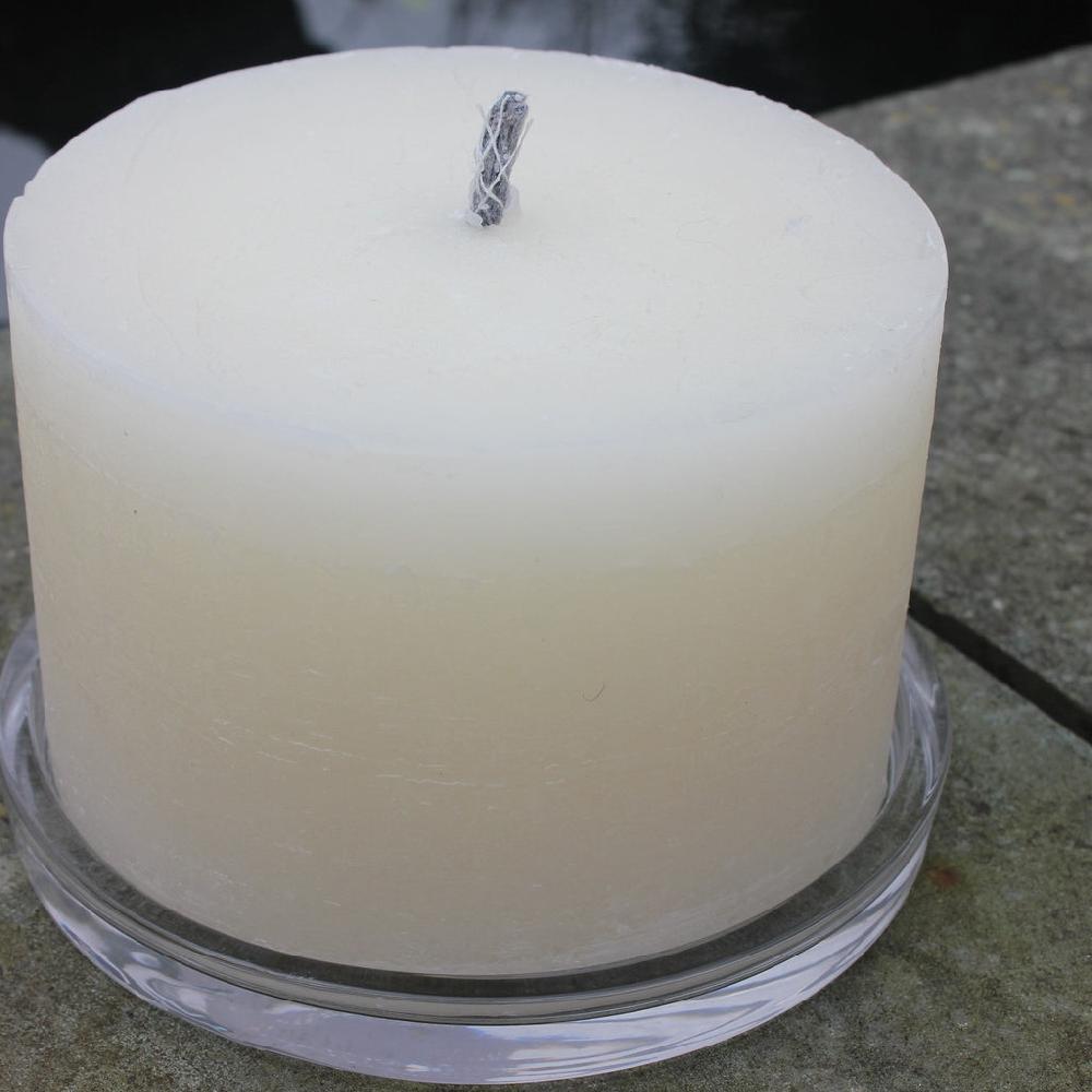 Greige Rustic Outdoor Garden Candle