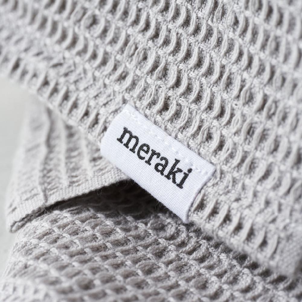 Greige Set Of Two Waffle Dish Cloths - Light Grey