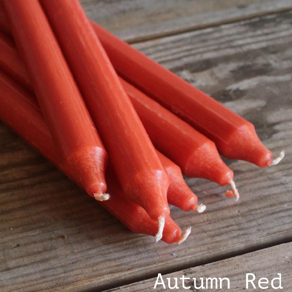 Greige Short Classic Coloured Dinner Candles