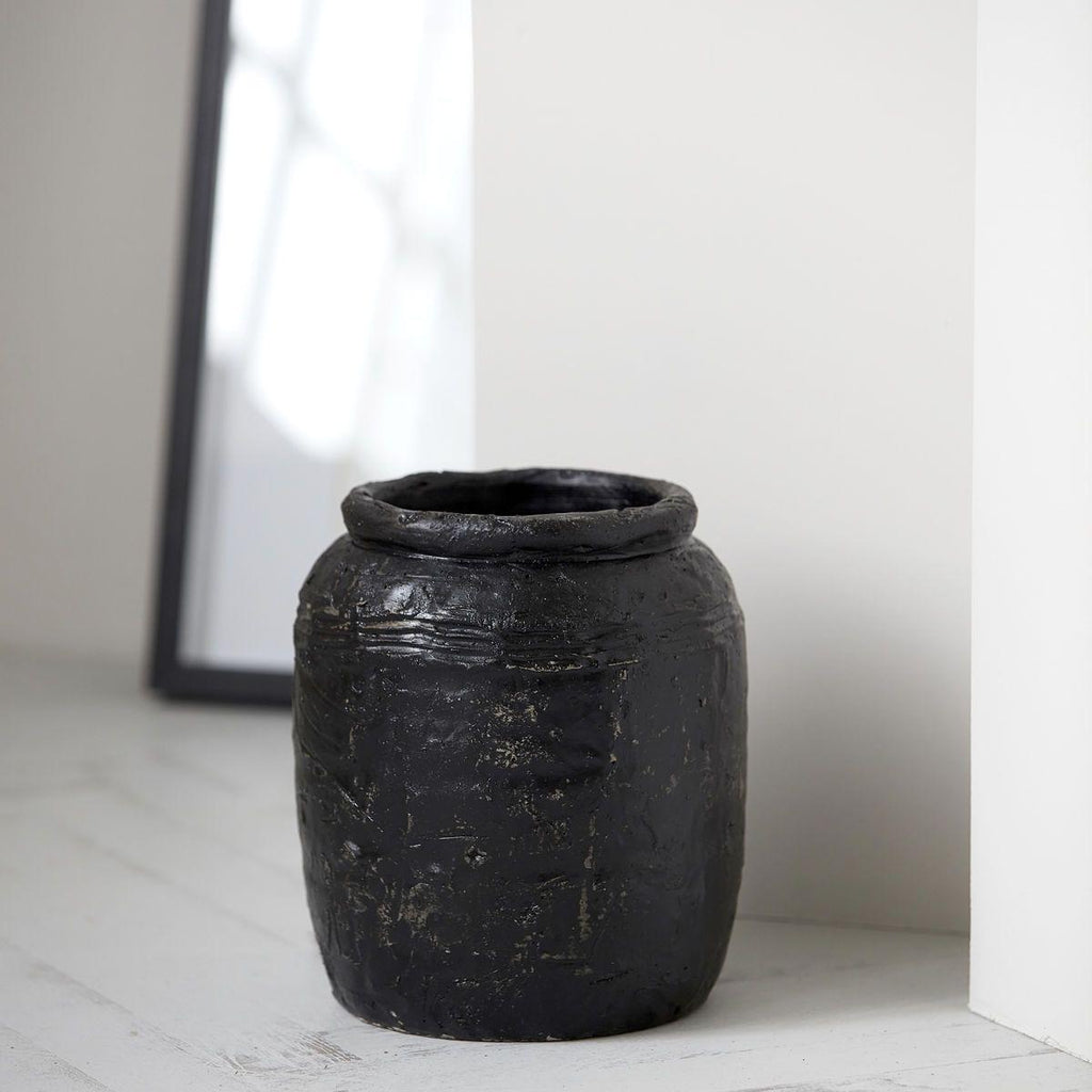 greige Siliga Vase by House Doctor of Denmark
