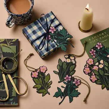 Greige Six Luxury Botanical Gift Tags
