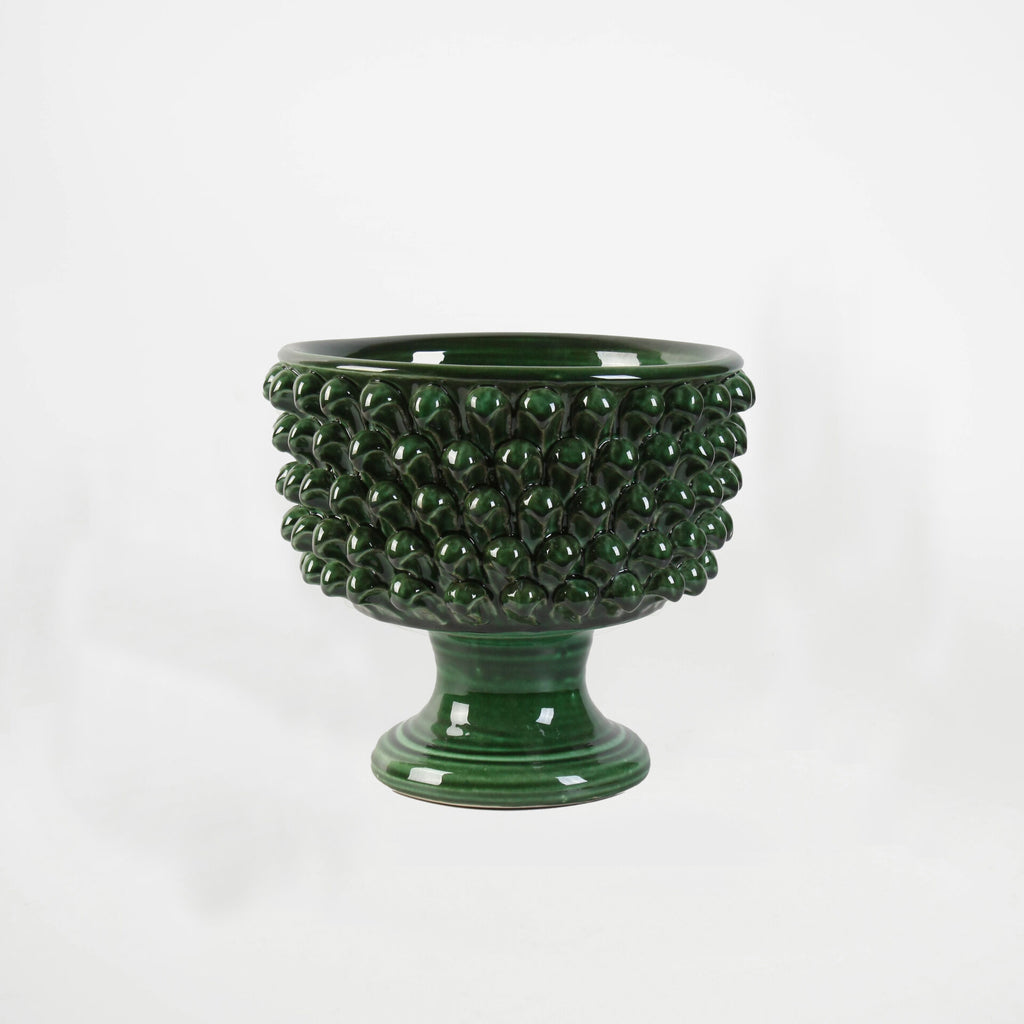 Greige Solanto Bowl - Green - Two Size Options