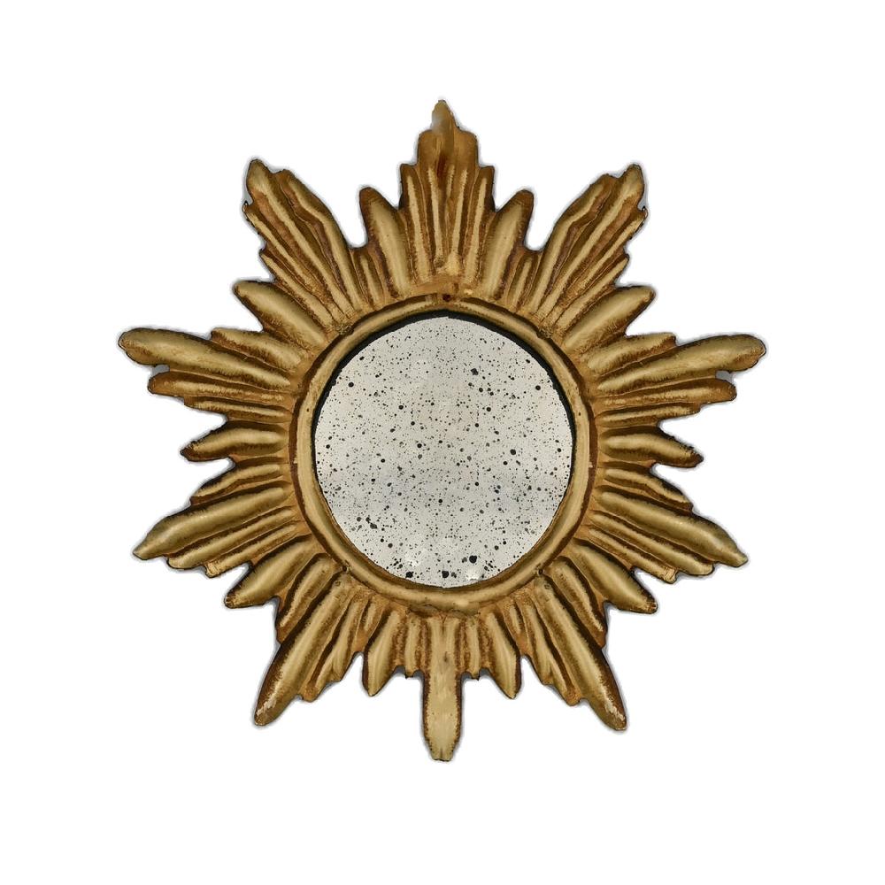 Greige Soleil Mirror - Boncoeurs