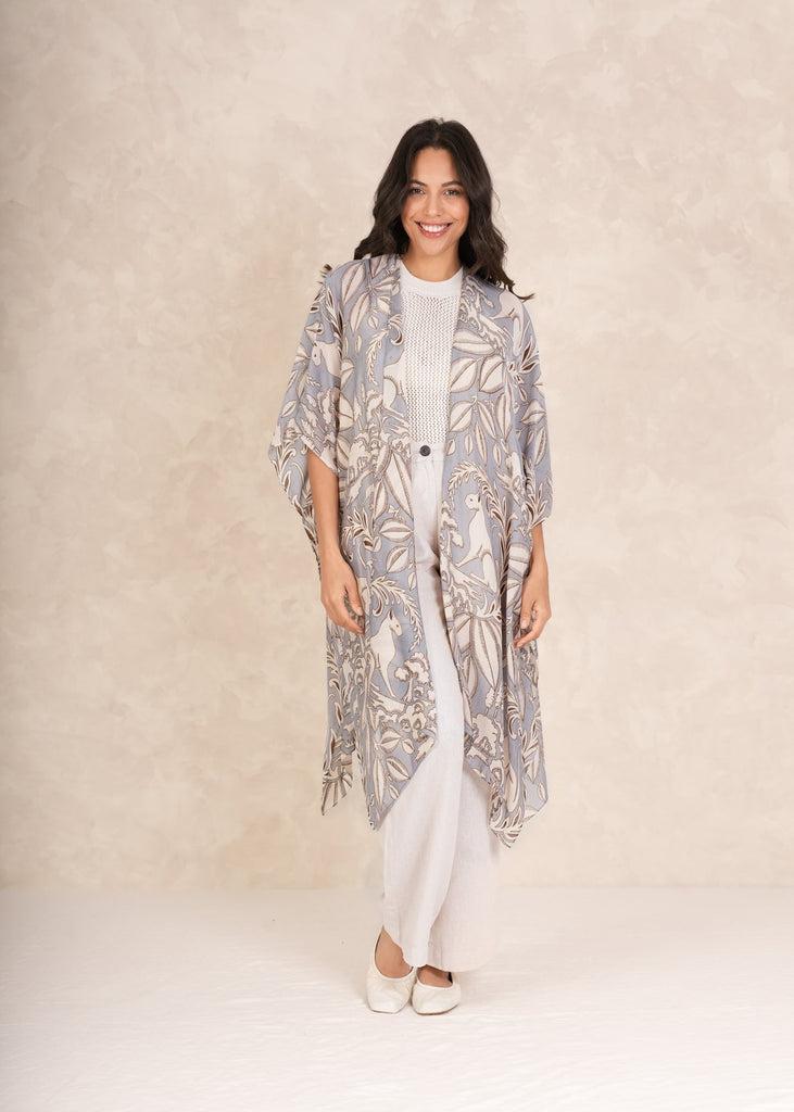 greige Sphinx Grey Throwover - One Hundred Stars