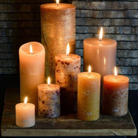 Greige Square Recycled Wood Display Stand