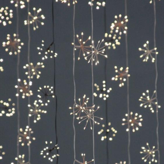 greige Starburst Light Chain - Battery Operated