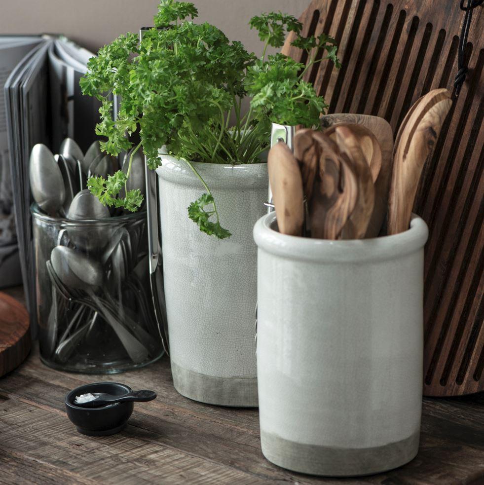 Greige Stone Salt Spoon