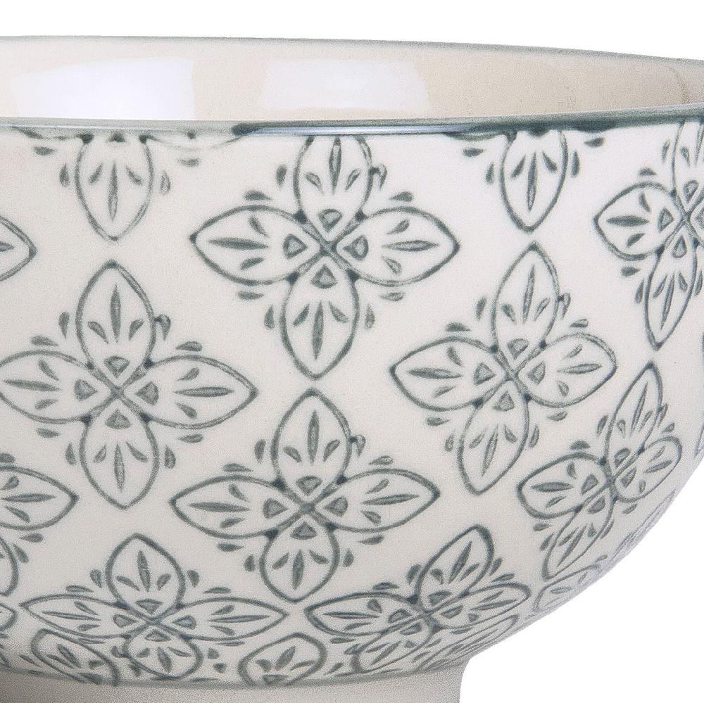 Greige Stoneware Bowl - Small - Grey