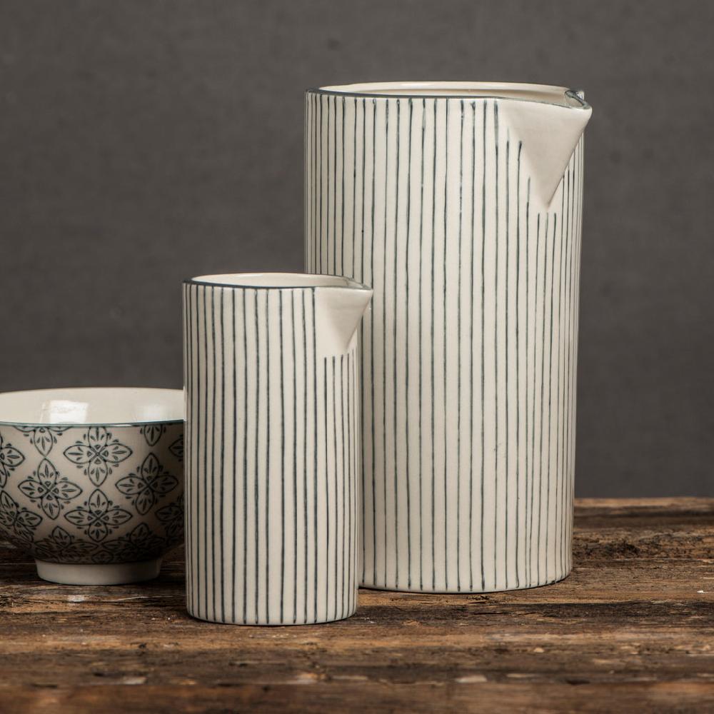 Greige Stoneware Bowl - Small - Grey