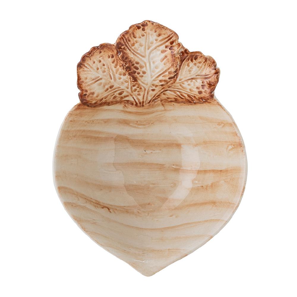 Greige Stoneware Veggie Series - Brown Beetroot Bowl