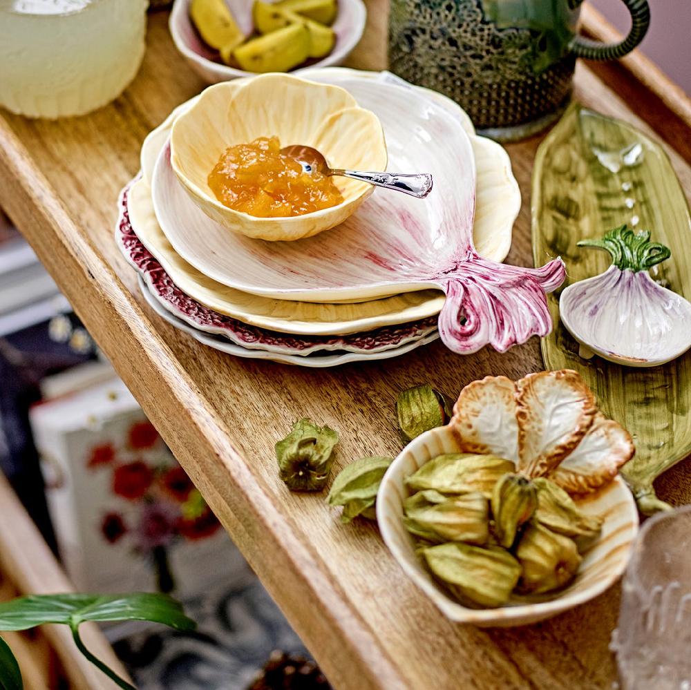 Greige Stoneware Veggie Series - Brown Beetroot Bowl