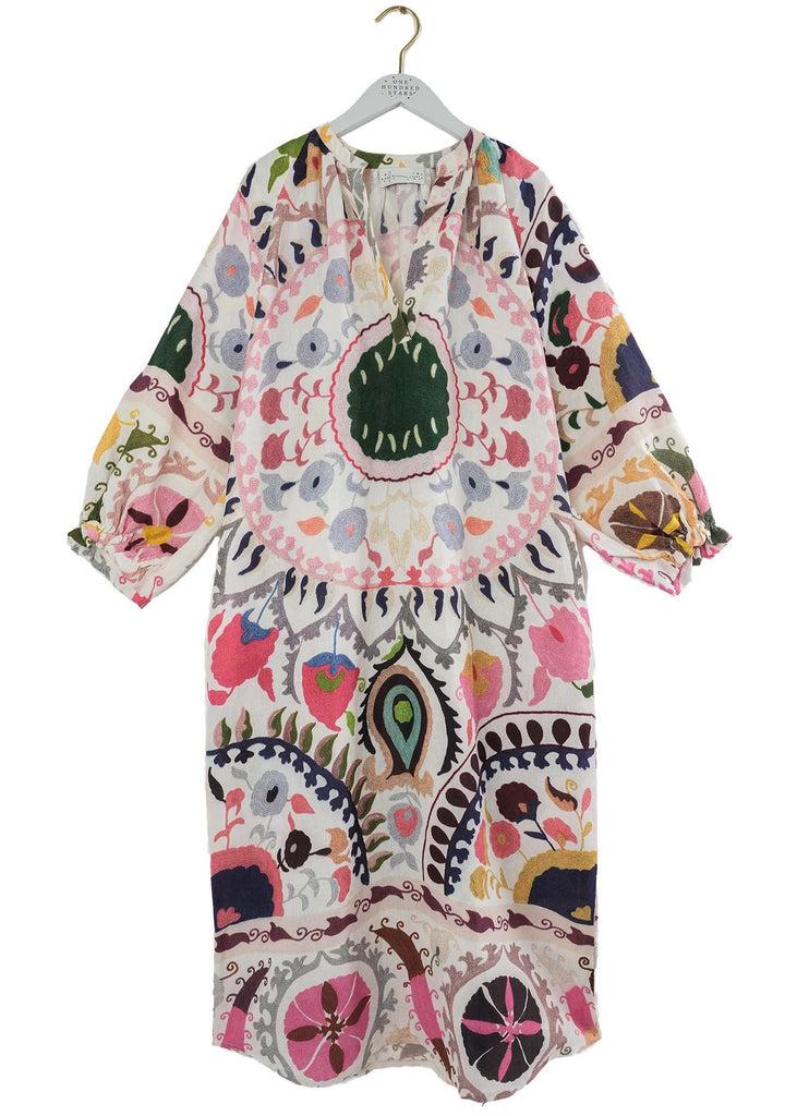 Greige Susani Pink Raglan Dress - One Hundred Stars