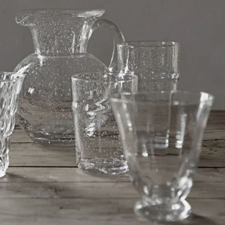 Greige Tall Bea Glass Tumbler - Olsson & Jensen Sweden