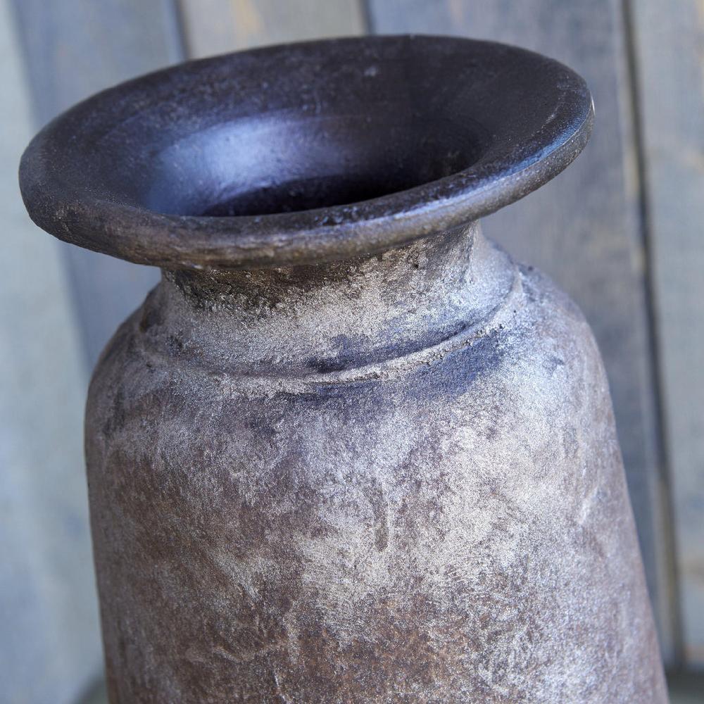 Greige Tall Terracotta Vase