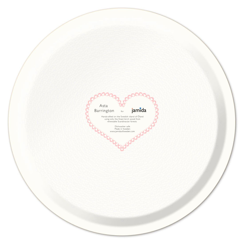 Greige Tea & Cake Tray - Pink - 39cm