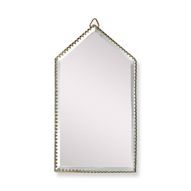 Greige Temple Mirror - Two Sizes - Boncoeurs