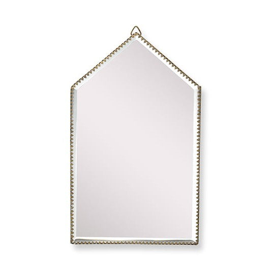 Greige Temple Mirror - Two Sizes - Boncoeurs