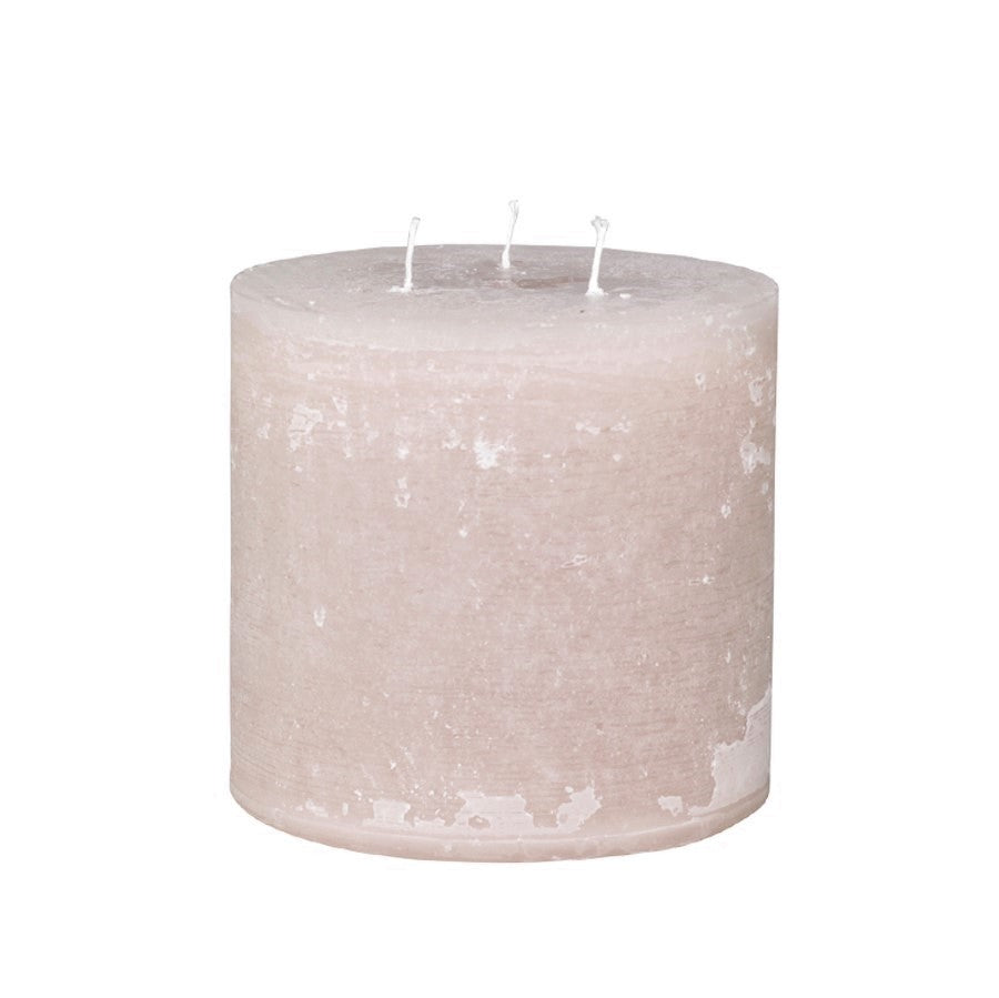 Greige Three Wick Candle - 15 X 15cm - Various Colours