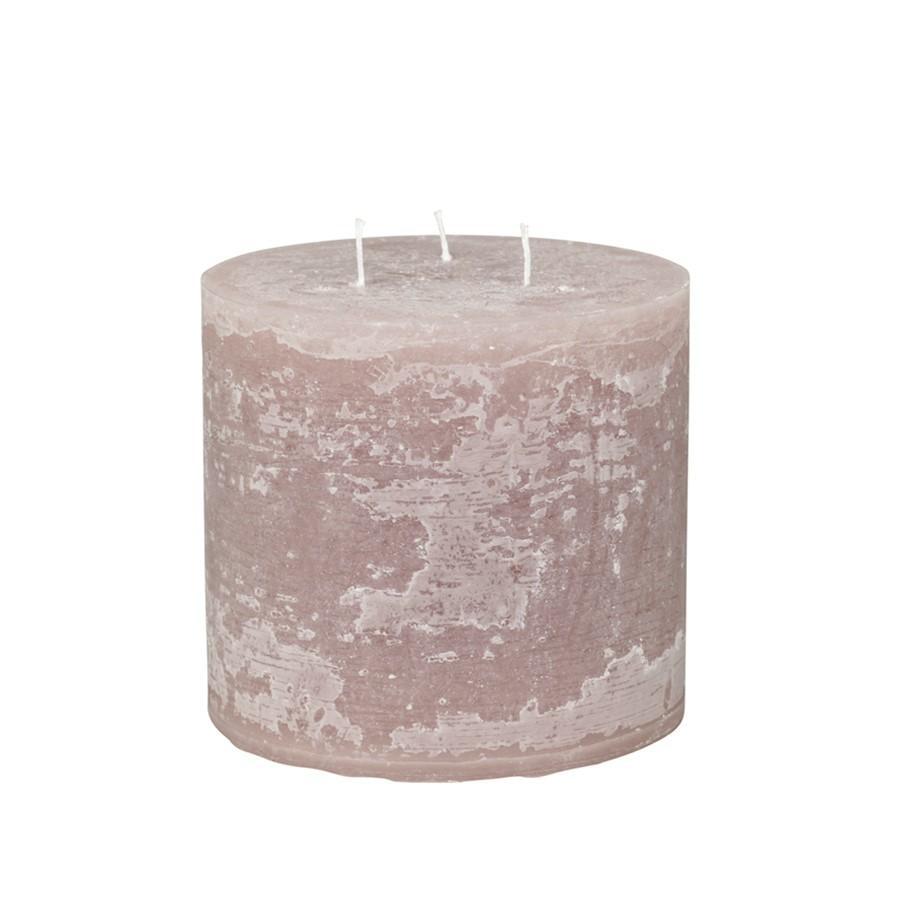 Greige Three Wick Candle - 15 X 15cm - Various Colours